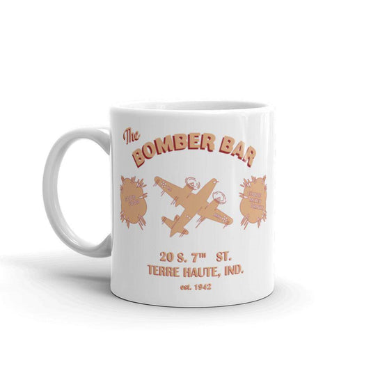 The Bomber Bar - Terre Haute Indiana  -  Coffee Mug - EdgyHaute