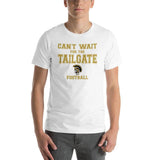 Covington Community HS Trojans - Tailgate (gold/white)  -  Short-Sleeve Unisex T-Shirt - EdgyHaute