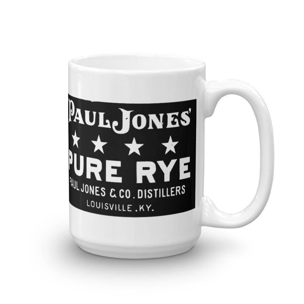 KY - Louisville - Paul Jones & Co. Distillers - Paul Jones Pure Rye Whiskey  -  Coffee Mug - EdgyHaute