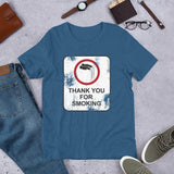 Thank You For Smoking (distressed)  -  Short-Sleeve Unisex T-Shirt - EdgyHaute