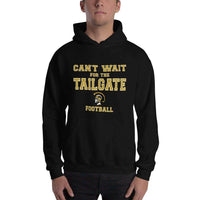 Covington Community HS Trojans - Tailgate (gold/white)  -  Hooded Sweatshirt - EdgyHaute