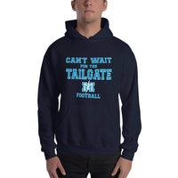 Martinsville Jr.-Sr. HS Blue Streaks - Tailgate (blue/white)  -  Hooded Sweatshirt - EdgyHaute