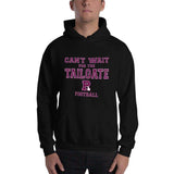 Riverton Parke Jr./Sr. HS Panthers - Tailgate (maroon/white)  -  Hooded Sweatshirt - EdgyHaute