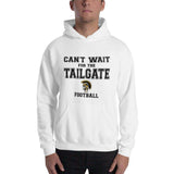 Covington Community HS Trojans - Tailgate (black/gold/white)  -  Hooded Sweatshirt - EdgyHaute