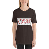 Please Smoke  -  Short-Sleeve Unisex T-Shirt - EdgyHaute