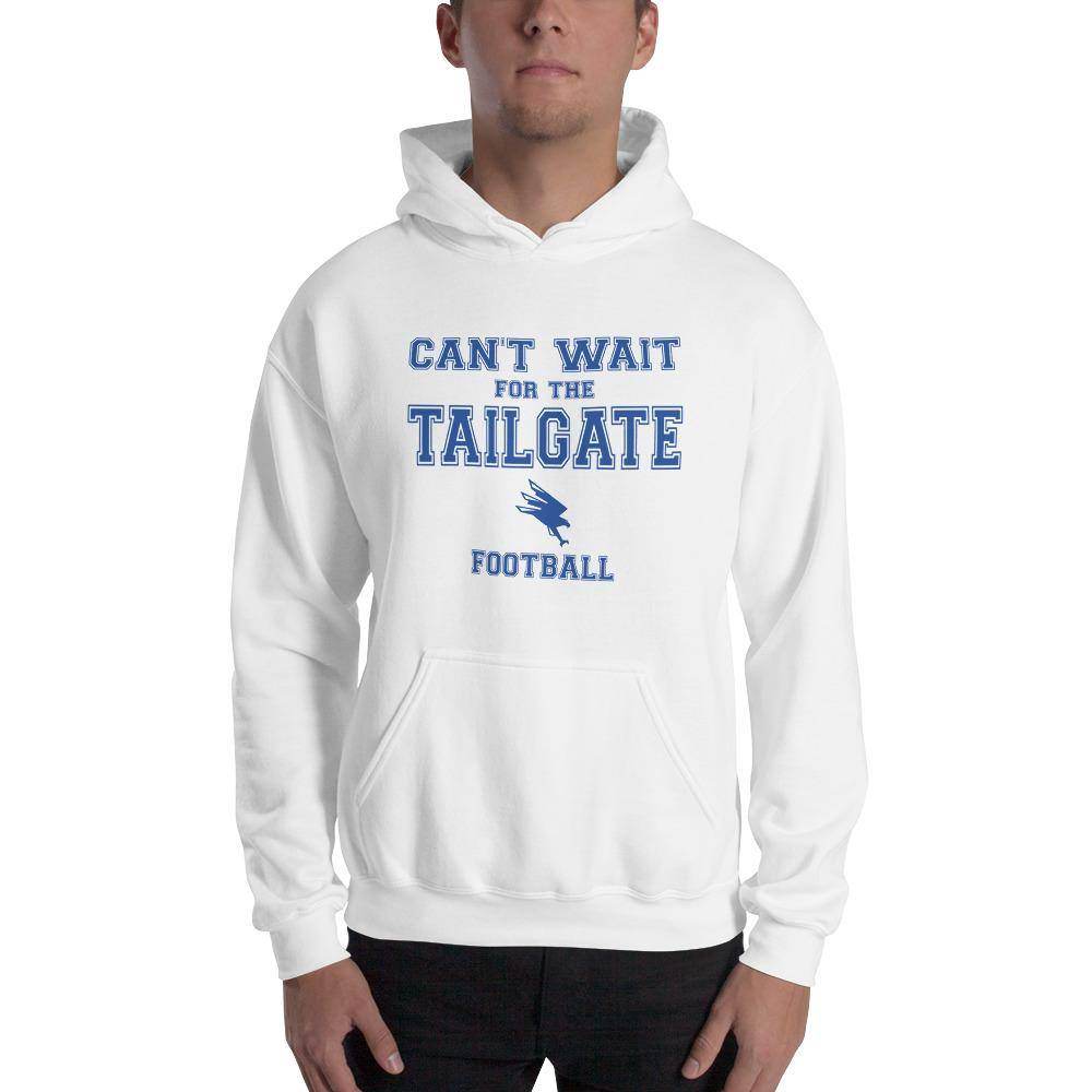 North Vermillion Jr/Sr HS Falcons - Tailgate (blue/white)  -  Hooded Sweatshirt - EdgyHaute