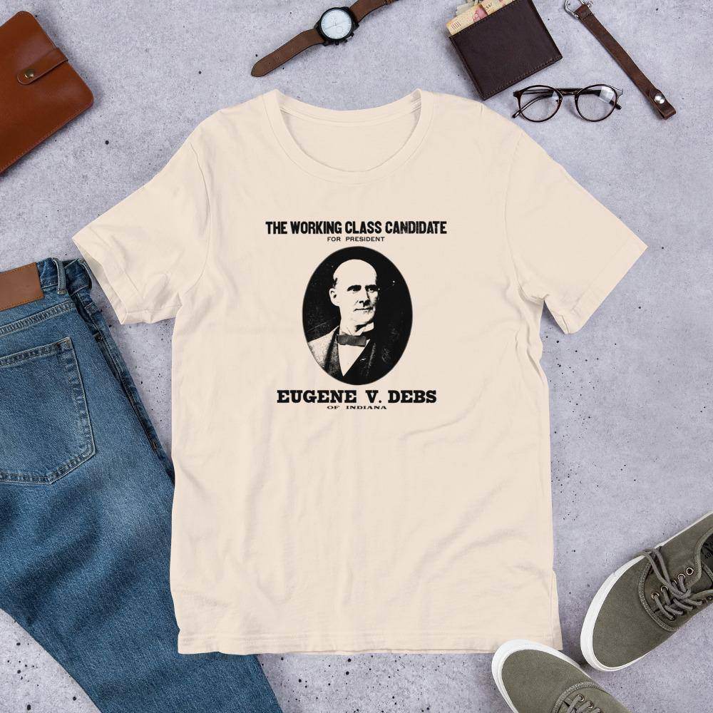 Eugene V. Debs - design 1 (black)  -  Short-Sleeve Unisex T-Shirt - EdgyHaute