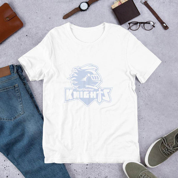 Northview HS Knights - Whiteout Spirit Game  -  Short-Sleeve Unisex T-Shirt - EdgyHaute