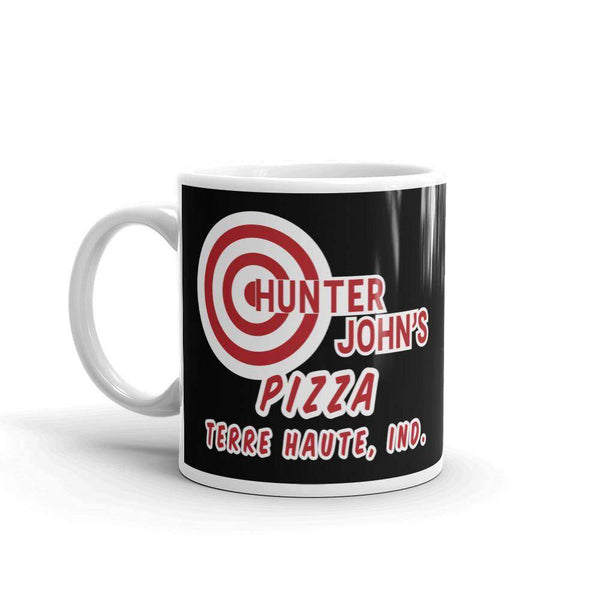 Hunter John's Pizza - ad - Terre Haute Indiana  -  Coffee Mug - EdgyHaute