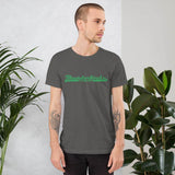 North Central HS Thunderbirds - Banner (green) - Short-Sleeve Unisex T-Shirt - EdgyHaute