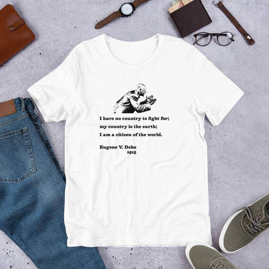 Eugene V. Debs - Design 6 (black)  -  Short-Sleeve Unisex T-Shirt - EdgyHaute