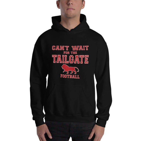 Marshall HS Lions - Tailgate (red/white)  -  Hooded Sweatshirt - EdgyHaute
