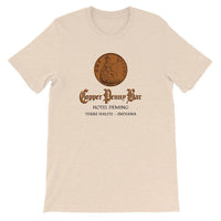 Copper Penny Bar - Terre Haute Indiana - Short-Sleeve Unisex T-Shirt - EdgyHaute