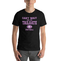 Greencastle HS Tiger Cubs - Tailgate (purple/white)  -  Short-Sleeve Unisex T-Shirt - EdgyHaute