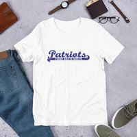 Terre Haute North HS Patriots - Banner (blue)  -  Short-Sleeve Unisex T-Shirt - EdgyHaute