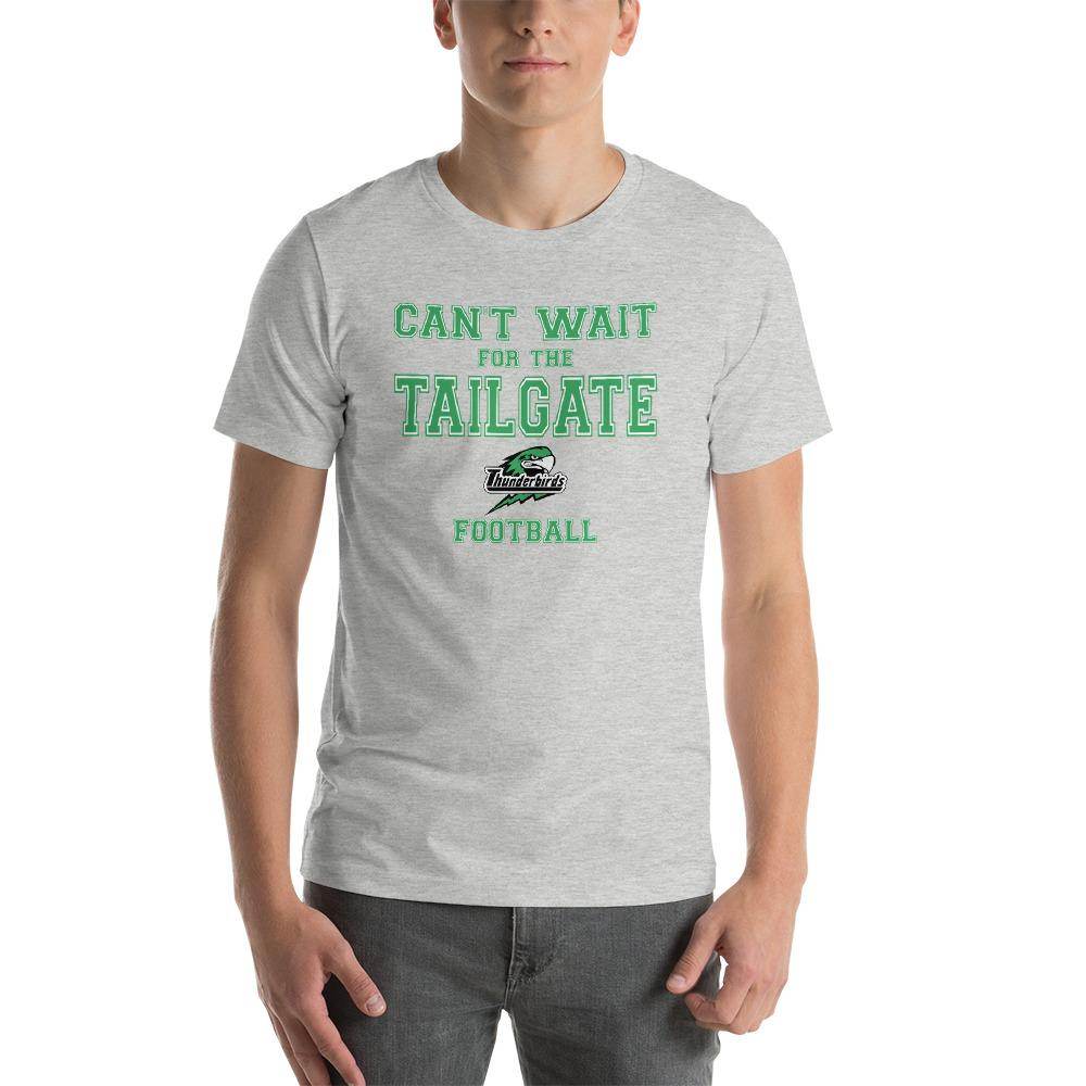 North Central HS Thunderbirds - Tailgate (green/white/black)  -  Short-Sleeve Unisex T-Shirt - EdgyHaute