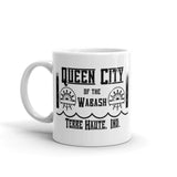 Queen City of the Wabash - Terre Haute Indiana  -  Coffee Mug - EdgyHaute