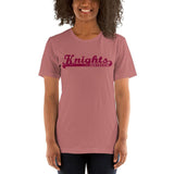 Northview HS Knights - Banner (maroon)  -  Short-Sleeve Unisex T-Shirt - EdgyHaute