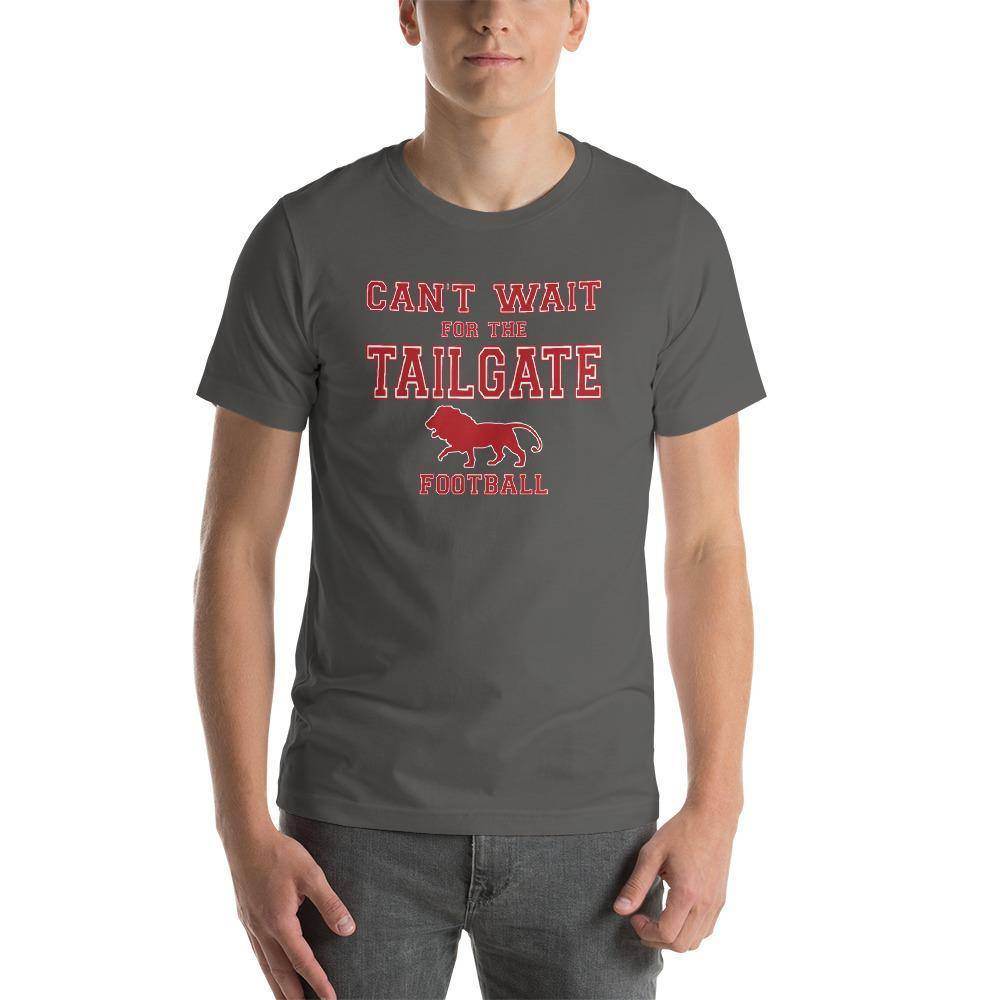 Marshall HS Lions - Tailgate (red/white)  -  Short-Sleeve Unisex T-Shirt - EdgyHaute