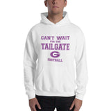 Greencastle HS Tiger Cubs - Tailgate (purple/white)  -  Hooded Sweatshirt - EdgyHaute