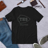 Terre Haute South HS Braves - Blackout Spirit Game - Short-Sleeve Unisex T-Shirt - EdgyHaute