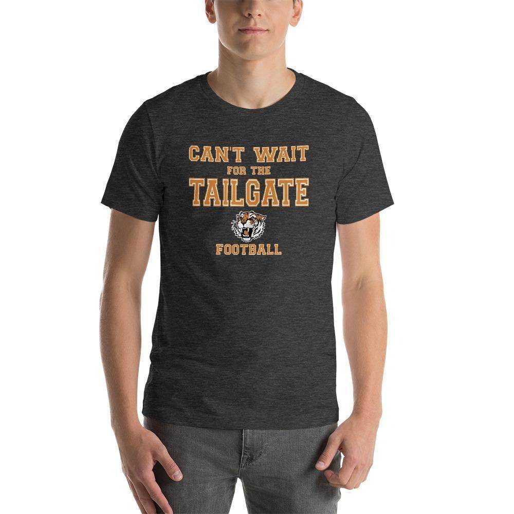 Paris HS Tigers - Tailgate (orange/black/white)  -  Short-Sleeve Unisex T-Shirt - EdgyHaute