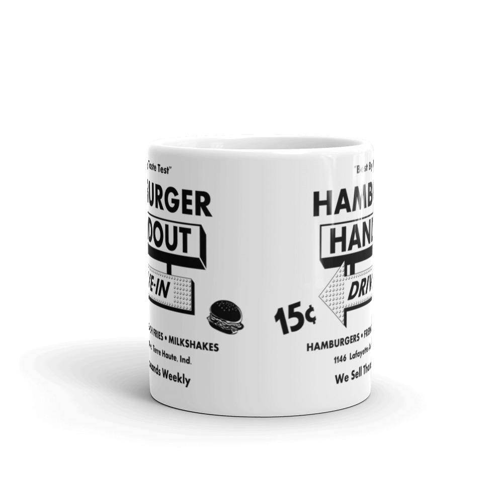 Hamburger Handout Drive-In - Terre Haute Indiana  -  Coffee Mug - EdgyHaute