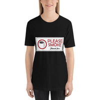 Please Smoke  -  Short-Sleeve Unisex T-Shirt - EdgyHaute