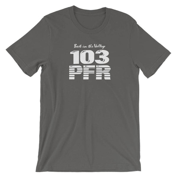 WPFR 103 (white) - Terre Haute Indiana  -  Short-Sleeve Unisex T-Shirt - EdgyHaute