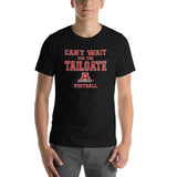 Attica Junior-Senior HS Red Ramblers - Tailgate (red/white)  -  Short-Sleeve Unisex T-Shirt - EdgyHaute