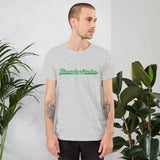 North Central HS Thunderbirds - Banner (green) - Short-Sleeve Unisex T-Shirt - EdgyHaute