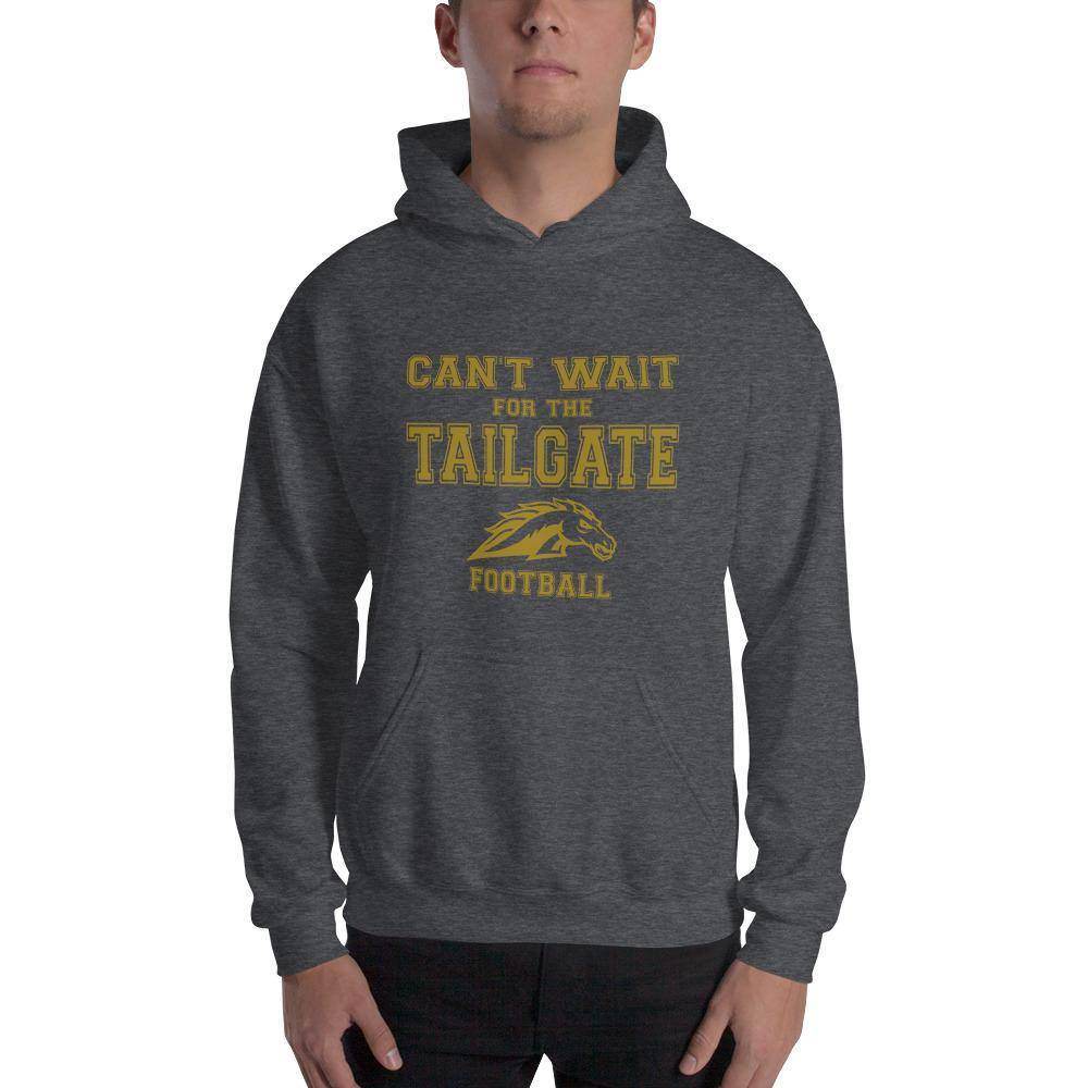 Fountain Central Jr/Sr HS Mustangs - Tailgate (gold)  -  Hooded Sweatshirt - EdgyHaute