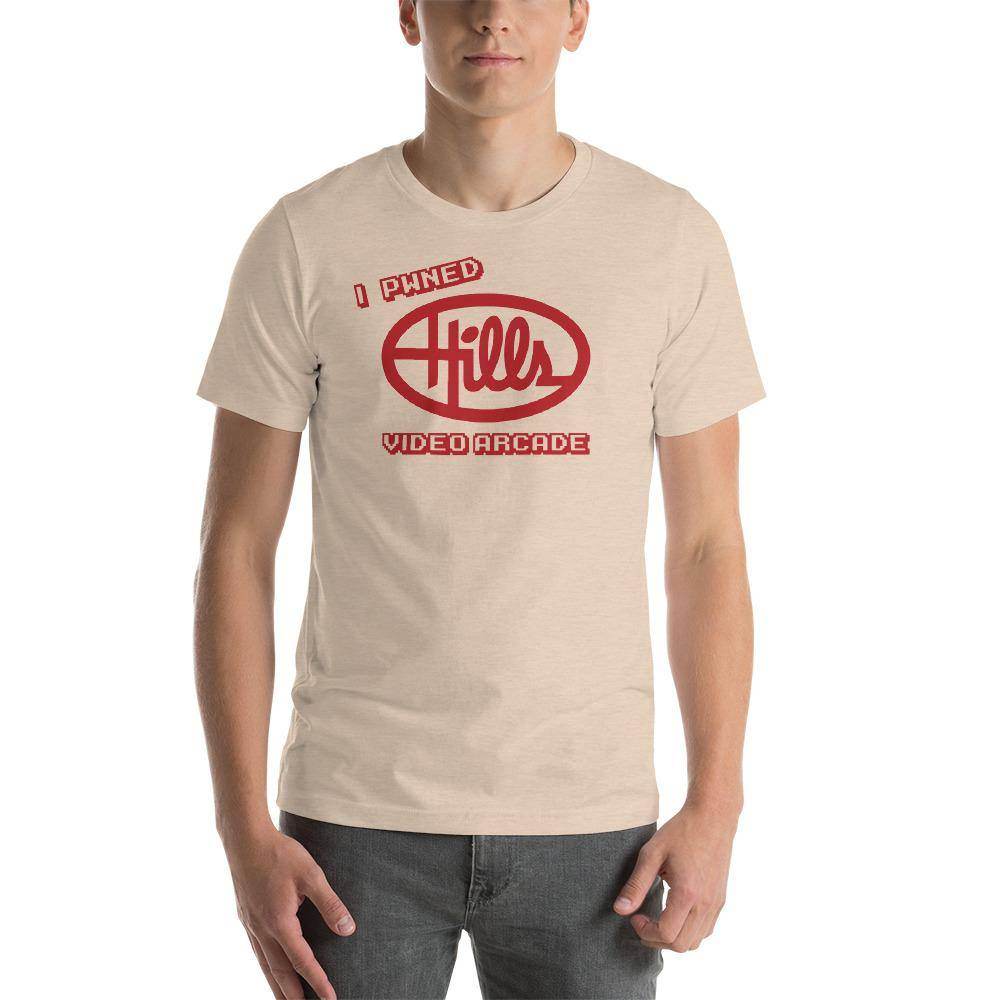 Hills Department Store Video Arcade (red) - Terre Haute Indiana  -  Short-Sleeve Unisex T-Shirt - EdgyHaute