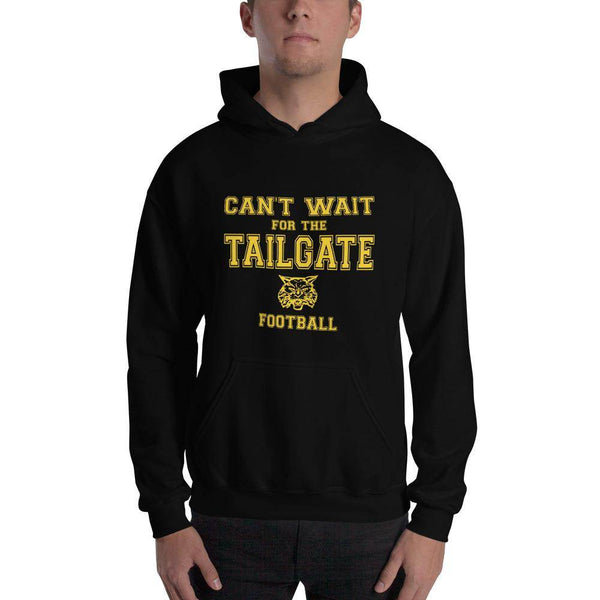 South Vermillion HS Wildcats - Tailgate (yellow)  -  Hooded Sweatshirt - EdgyHaute