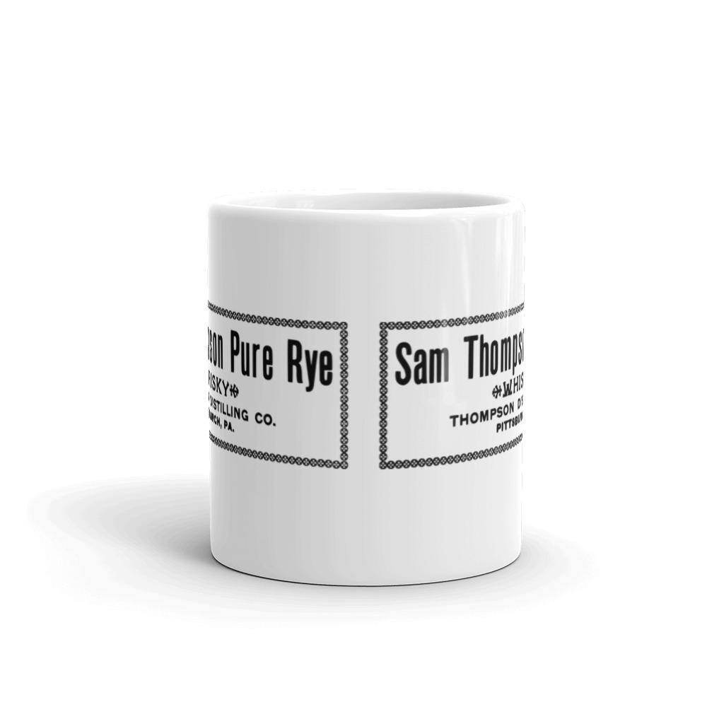 PA - Pittsburgh - Thompson Distilling - Sam Thompson Pure Rye Whiskey  -  Coffee Mug - EdgyHaute