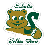 Schulte HS Golden Bears - Sticker - white matte