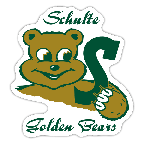 Schulte HS Golden Bears - Sticker - white matte