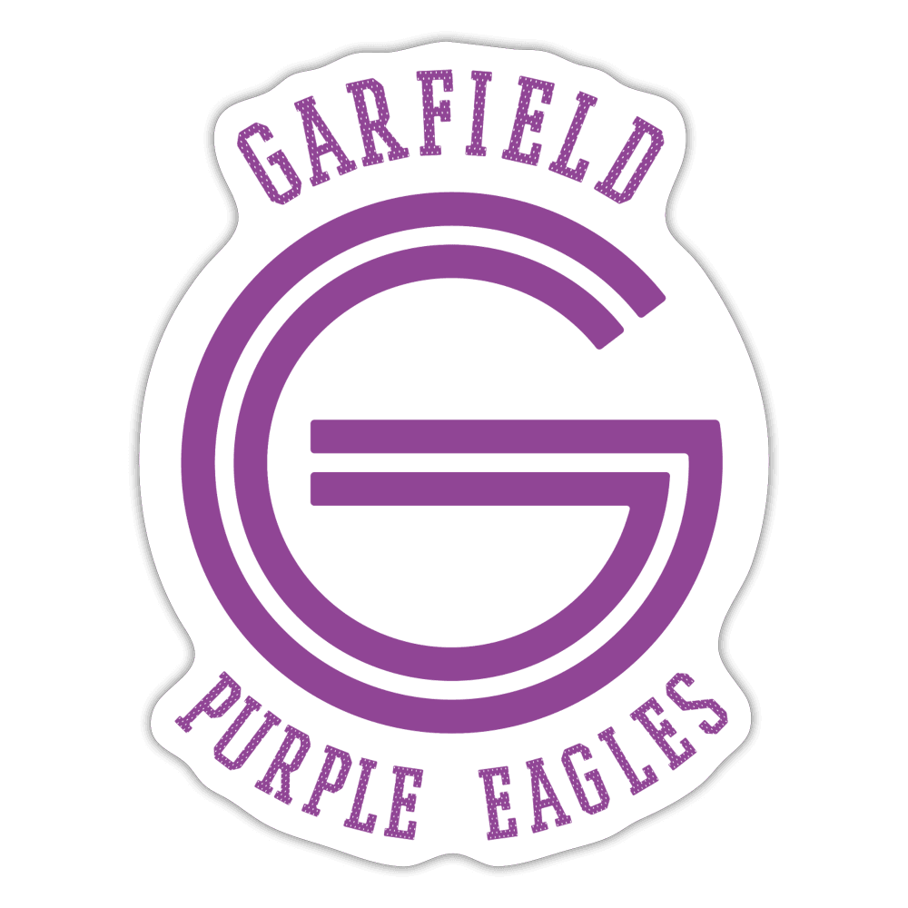 Garfield HS Purple Eagles - Sticker - white matte