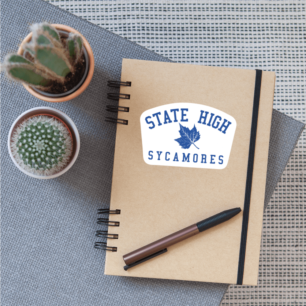 State High Sycamores  -  Sticker - white matte