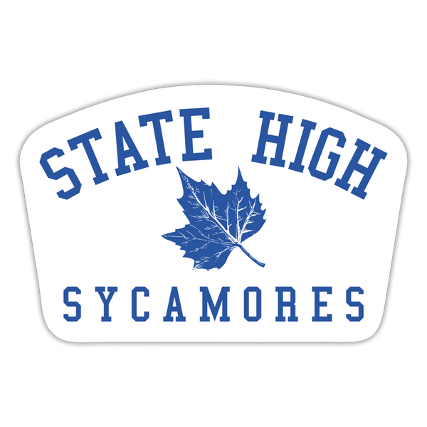 State High Sycamores  -  Sticker - white matte