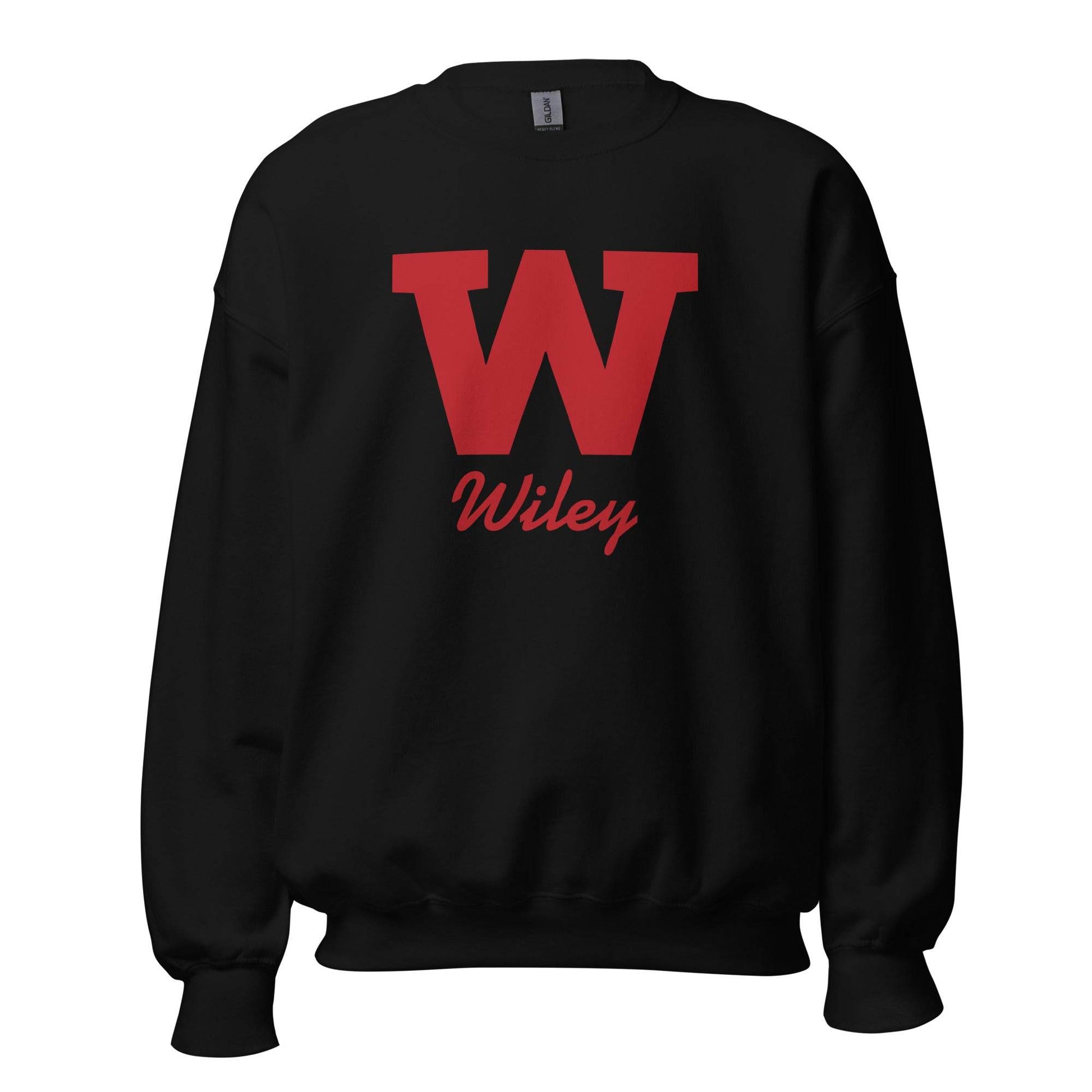 Wiley HS Red Streaks - Wiley W  -  Unisex Sweatshirt - EdgyHaute