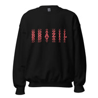 Brazil HS Red Devils - Faded text - Unisex Sweatshirt - EdgyHaute