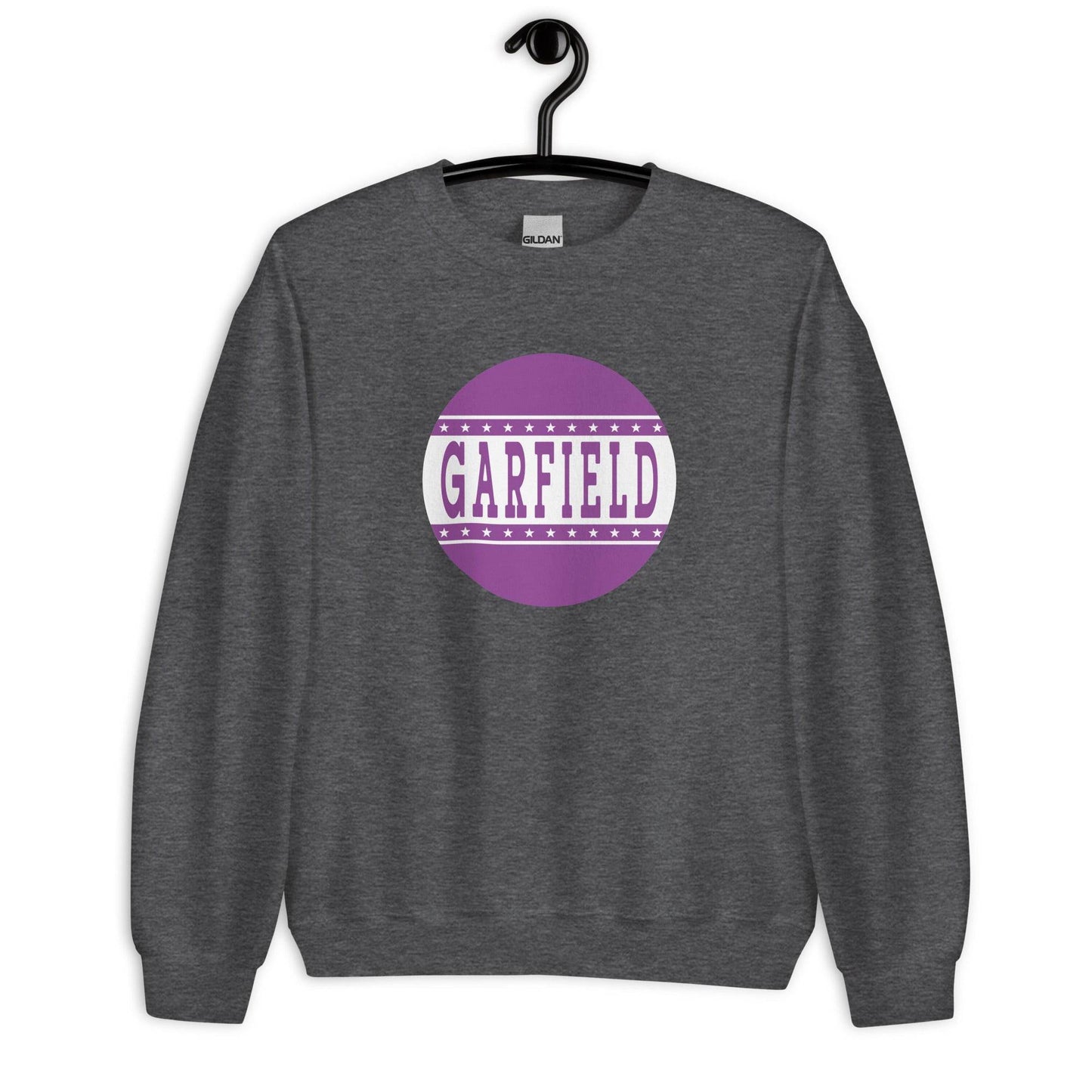 Garfield HS Purple Eagles - button design  -  Unisex Sweatshirt - EdgyHaute