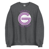 Garfield HS Purple Eagles - center court design  -  Unisex Sweatshirt - EdgyHaute
