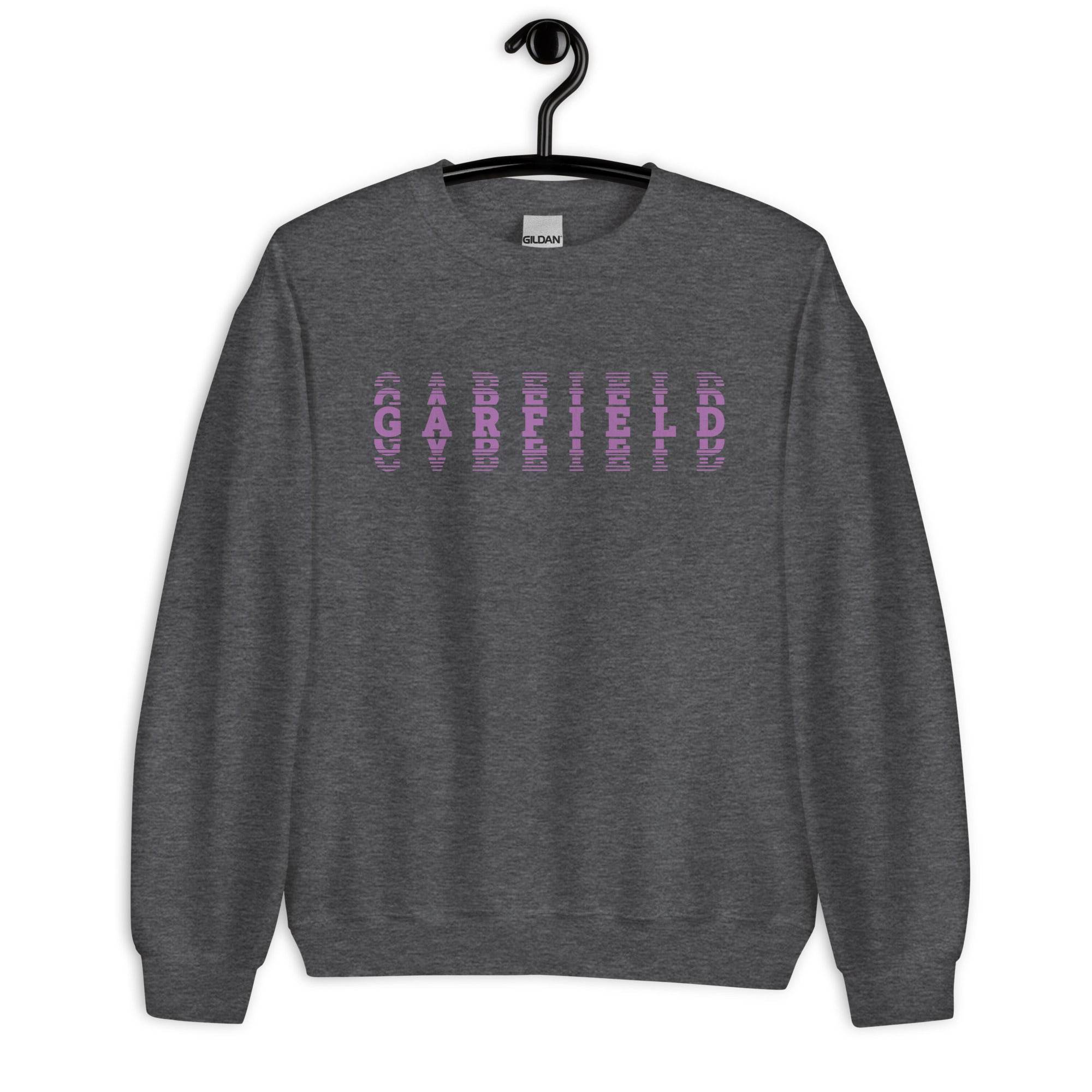 Garfield HS Purple Eagles - faded text  -  Unisex Sweatshirt - EdgyHaute
