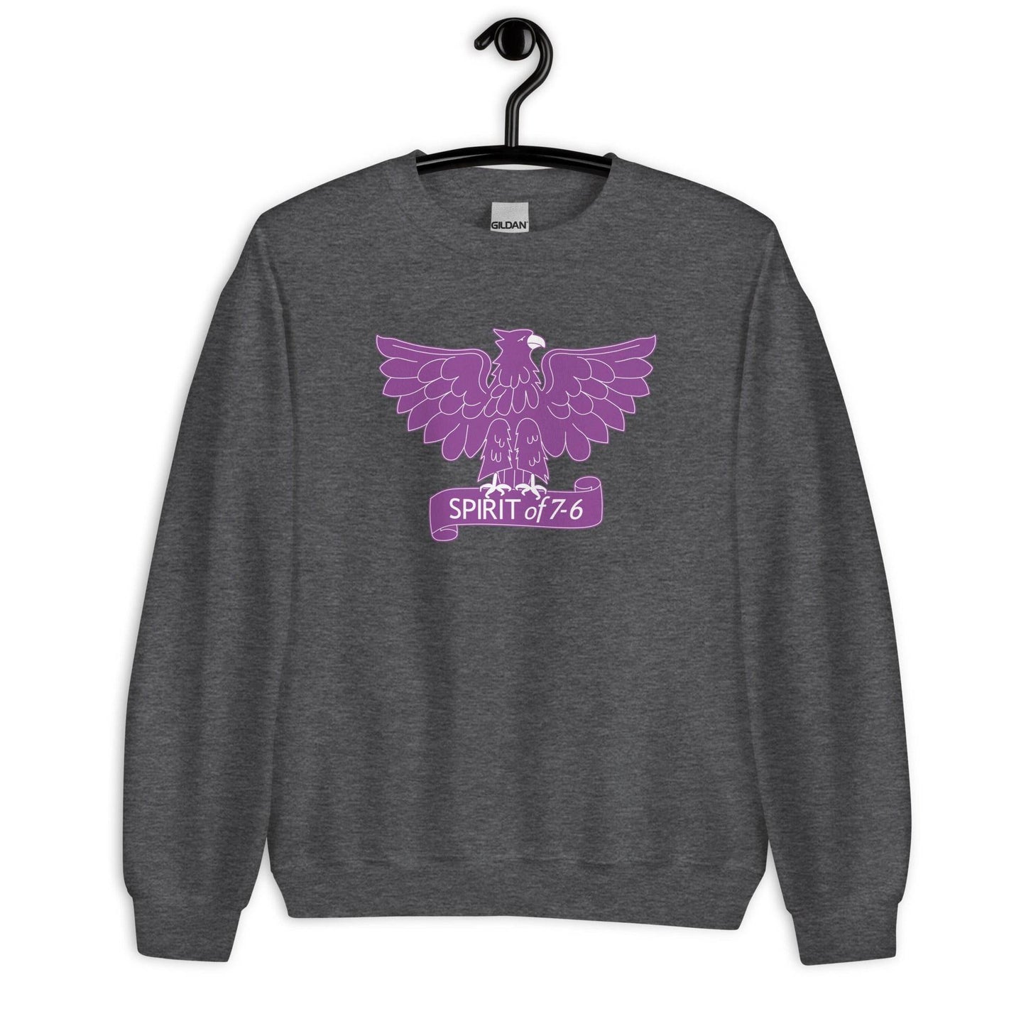 Garfield HS Purple Eagles - Spirit of 7-6  -  Unisex Sweatshirt - EdgyHaute