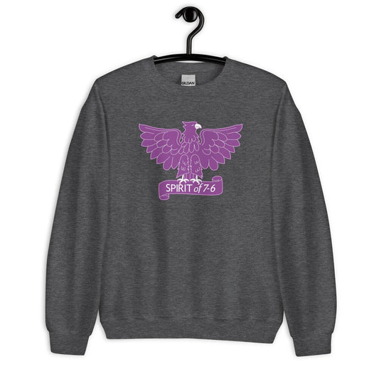 Garfield HS Purple Eagles - Spirit of 7-6  -  Unisex Sweatshirt - EdgyHaute