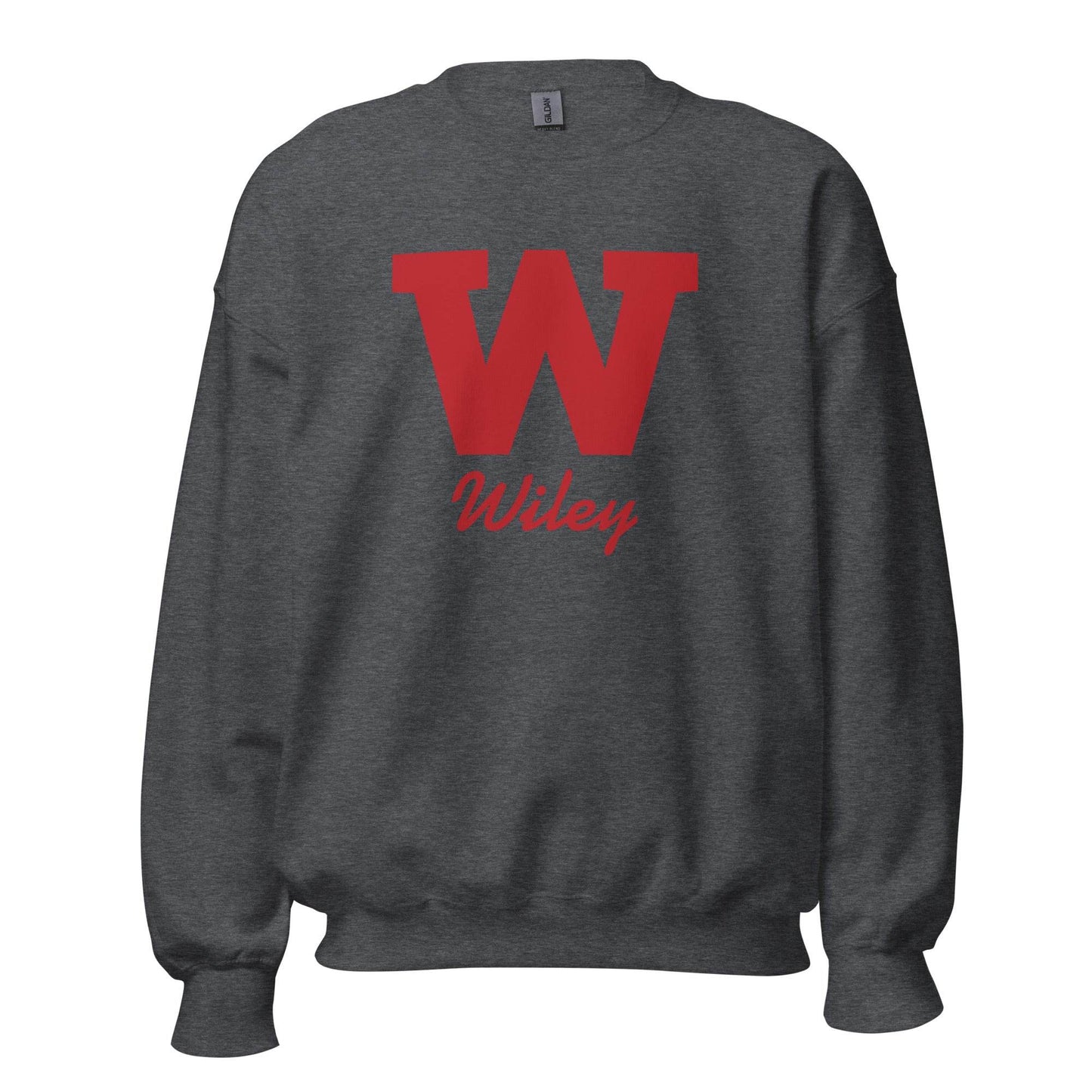 Wiley HS Red Streaks - Wiley W  -  Unisex Sweatshirt - EdgyHaute