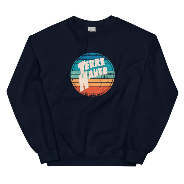 Terre Haute - Vintage Sunset - Unisex Sweatshirt - EdgyHaute