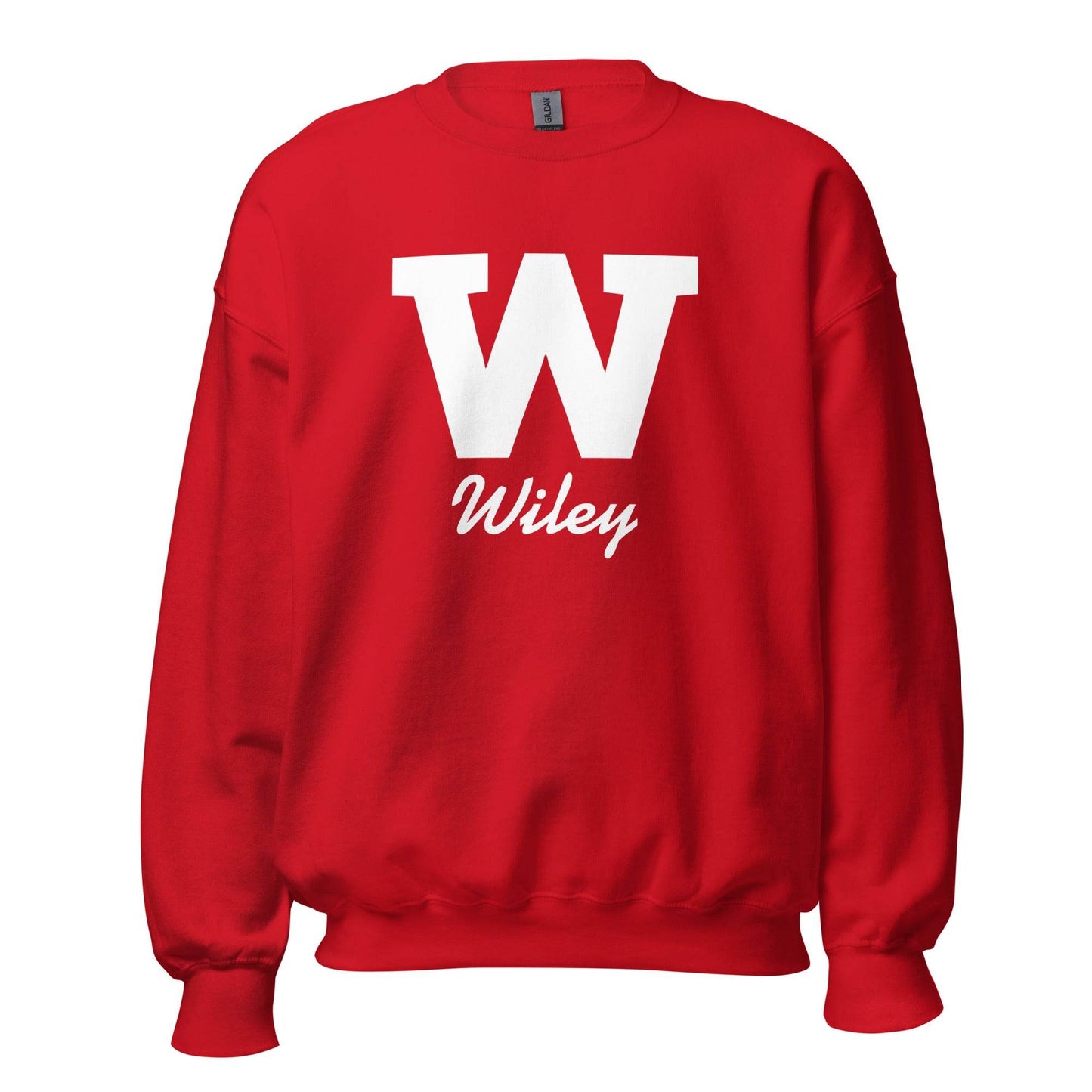 Wiley HS Red Streaks - Wiley W  -  Unisex Sweatshirt - EdgyHaute